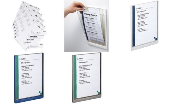 Image DURABLE Türschild CLICK SIGN, DIN A 4, dunkelblau (9486707)