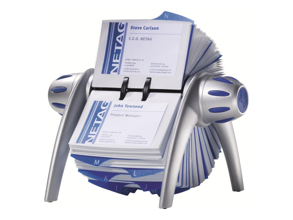 Image DURABLE Visitenkartenkartei VISIFIX flip VEGAS aus Kunststoff, mit 200 Visitenk