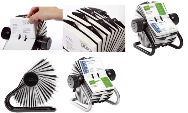 Image DURABLE Visitenkartenkartei VISIFIX, silber für die Archivierung von Visitenkar