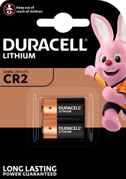 Image DURACELL PhotoBattery-CR2 (CR17355) 3,0V 2Pk