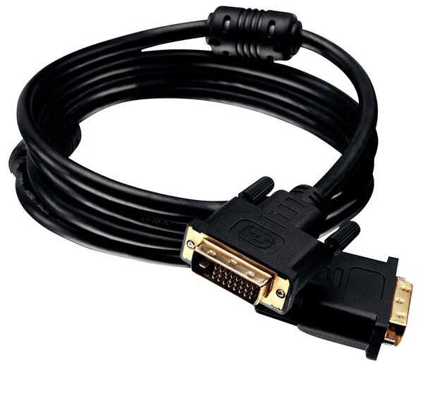 Image DVI Dual Link Kabel, 5,0m, schwarz 