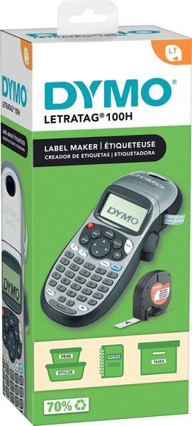 Image Beschriftungsgerät Letra Tag LT-100H silber für Letra Tag-Bänder