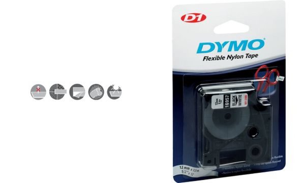 Image DYMO LABEL CASSETTE 12MM X 3.5M