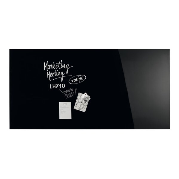 Image Design-Glasboards, magnetisch 2000x1000 mm, tief-schwarz