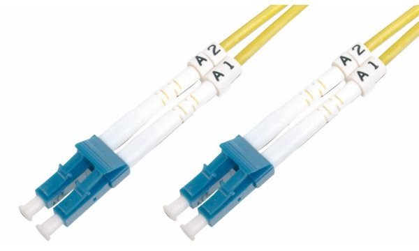 Image Digitus LWL Patchkabel LC/LC 09/125µm Singelmode Duplex Halogenfrei mit Messpro