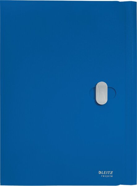 Image Dokumentenmappe Recycle, DIN A4, PP, blau, 3 Klappen, für ca. 150 Blatt