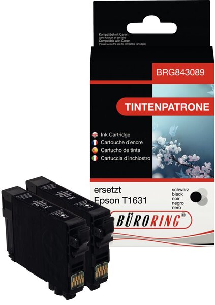 Image Doppelpack Tintenpatrone schwarz für Epson für WF2010,2510,2520,2530,2540