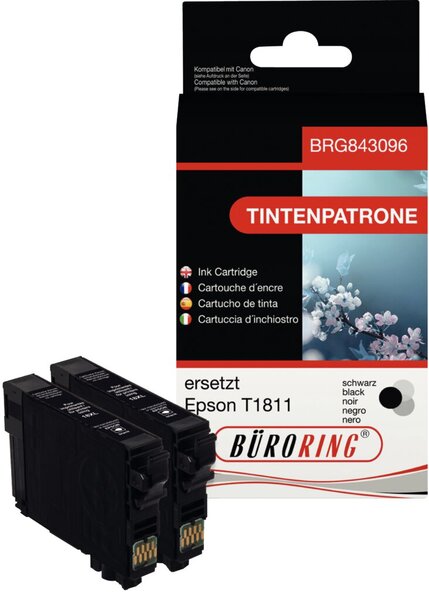 Image Doppelpack schwarz für Epson XP30,XP102,XP202,XP205,XP302,