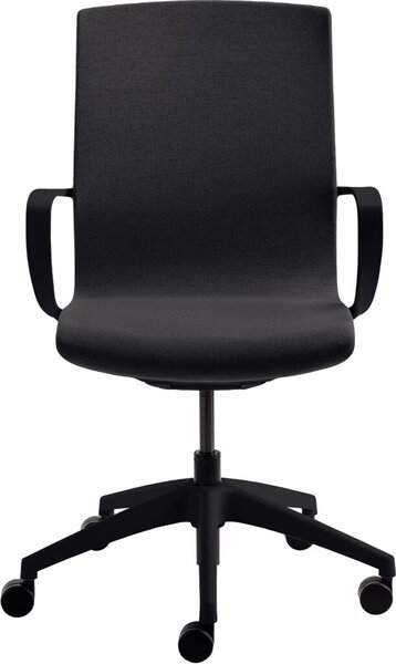 Image Dreh-/Besprechungsstuhl 2445 anthrazit Netzrücken-/Sitzbezug Anthrazit