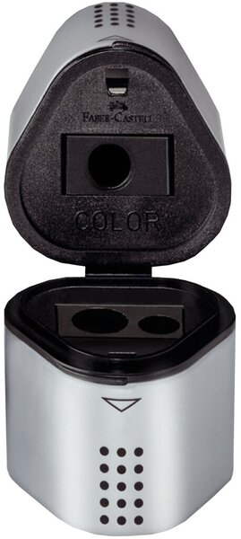 Image Dreifachspitzdose Grip 2001, silber für Blei- und Farbstifte, Standard