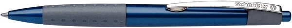 Image Druckkugelschreiber Loox blau mit weicher Soft-Grip-Zone, metallclip