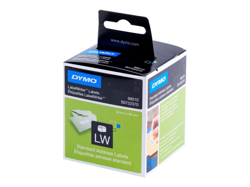 Image Dymo Adress-Etiketten 28 x 89 mm weiß 2x 130 St. 99010