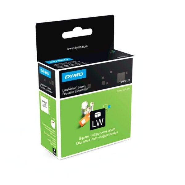 Image Dymo LW-Vielzwecketiketten 25 x 25 mm, 750 St.