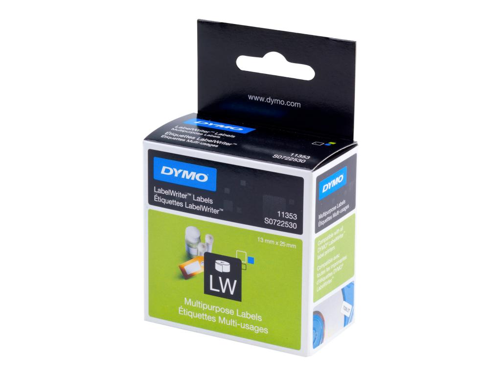 Image Dymo Vielzweck-Etiketten 12 x 24 mm weiß 1000 St.   11353