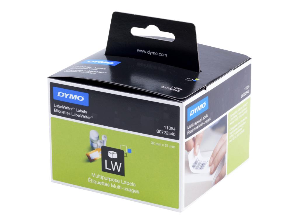 Image Dymo Vielzweck-Etiketten 32 x 57 mm weiß 1000 St.   11354