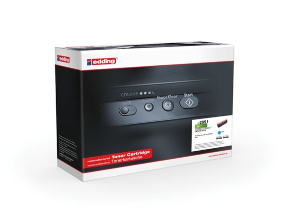 Image Edding Toner 2091 HP CE741A cyan Seitenleistung: 7.300 Seiten