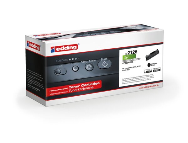 Image Edding Toner 2126 HP CF283A schwarz Seitenleistung: 1.500 Seiten