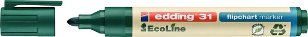 Image Flipchartmarker EcoLine 31 grün # 4-31004