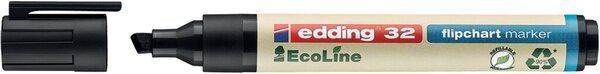 Image Flipchartmarker EcoLine 32 schwarz, Keilspitze