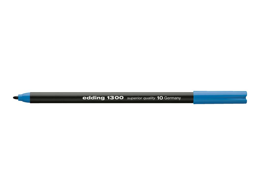 Image EDDING 1300 colourpen - Rundspitze - Mehrfarben - Rund - Schwarz - Blau - Braun