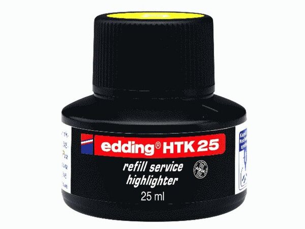 Image EDDING EDDI e-HTK 25 refill service 4-HTK25005 text marker gelb 4-HTK25005