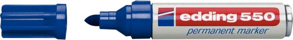 Image EDDING Permanent-Marker Edding 4-550003 Blau Rundform 3 - 4 mm 1 St.