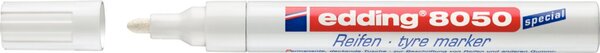 Image EDDING Reifenmarker Edding E-8050 Weiß Rundform 2 - 4 mm 1 St.