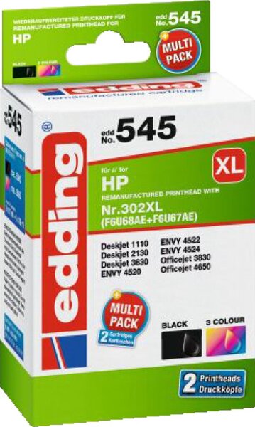 Image EDDING Tin.ers.HP 302XL BK+Co. (18-545)