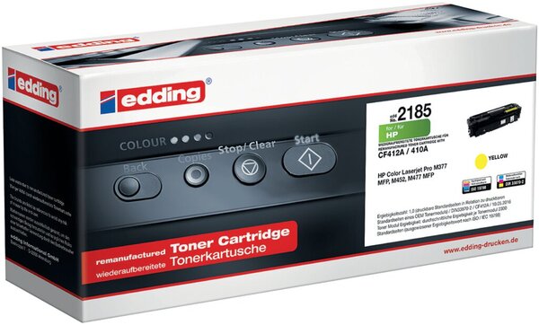 Image EDDING Toner 18-2185 wie HP CF412A gelb (18-2185)