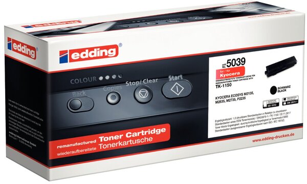 Image EDDING Toner 18-5039 wie Kyocera TK-1150 schwarz (18-5039)