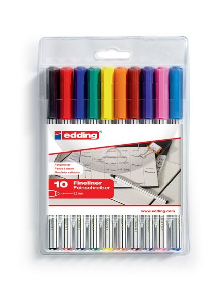 Image EDDING e-89/10 S office liner set 4-89-10 (10 Farben)