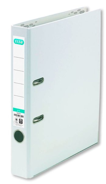 Image ELBA Ordner smart PP-Papier, Rückenbreite: 50 mm, weiß DIN A4