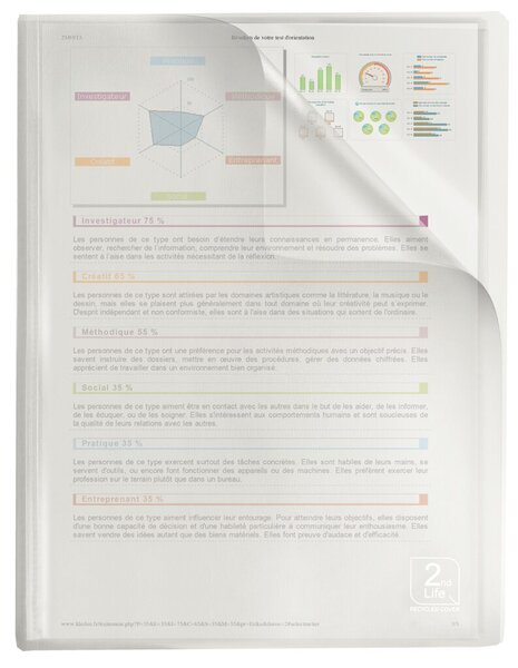 Image ELBA Sichtbuch "2nd Life", DIN A4, 40 Hüllen, PP, farblos