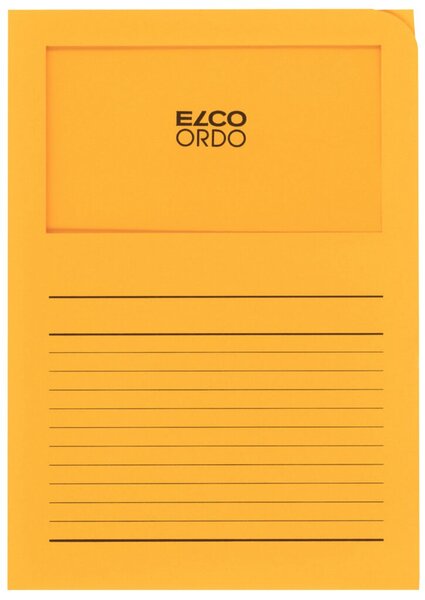 Image Organisationsmappe Ordo classico, goldgelb, m. Sichtfenster 180 x 100 mm