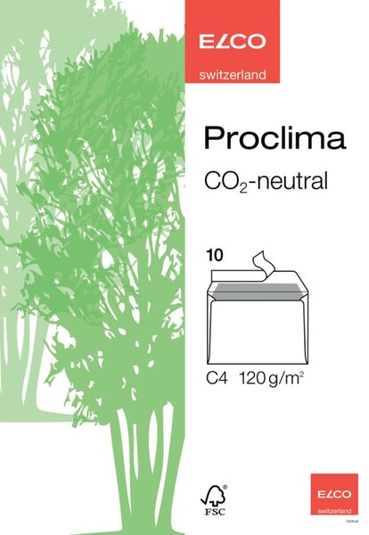 Image Briefumschläge Proclima CelloZip, C4 HK, weiß recycling, ohne Fenster, 120g