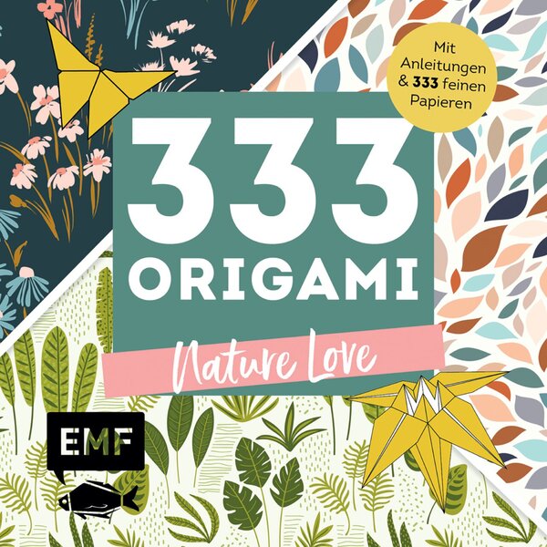 Image Bastelbuch 333 Origami Nature Love 333 Origamipapiere und Bastelanleitung