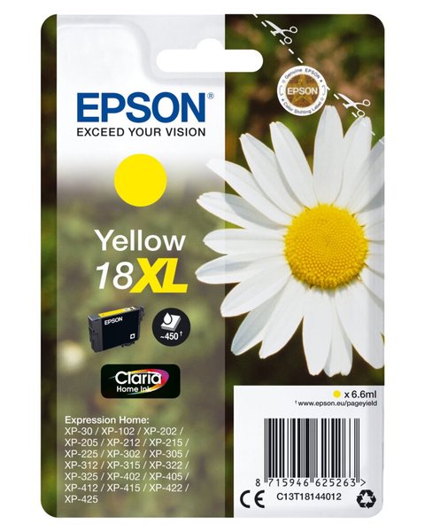 Image EPSON 18XL XL Gelb Tintenpatrone