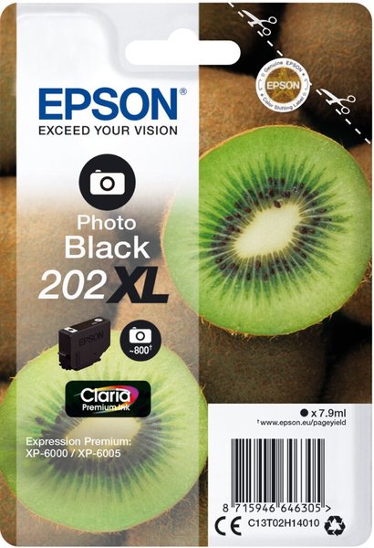 Image EPSON 202XL Photo schwarz Tintenpatrone