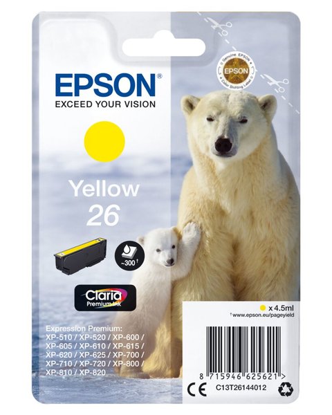 Image EPSON 26 Gelb Tintenpatrone