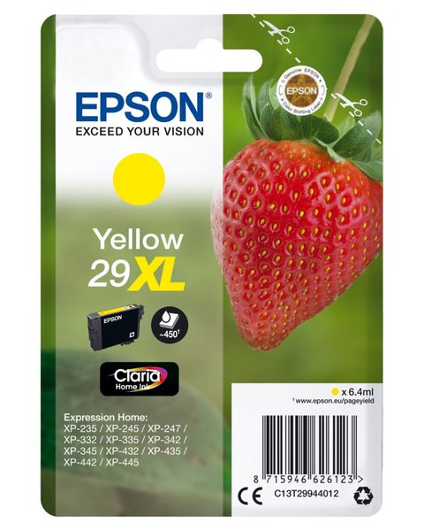 Image EPSON 29XL XL Gelb Tintenpatrone