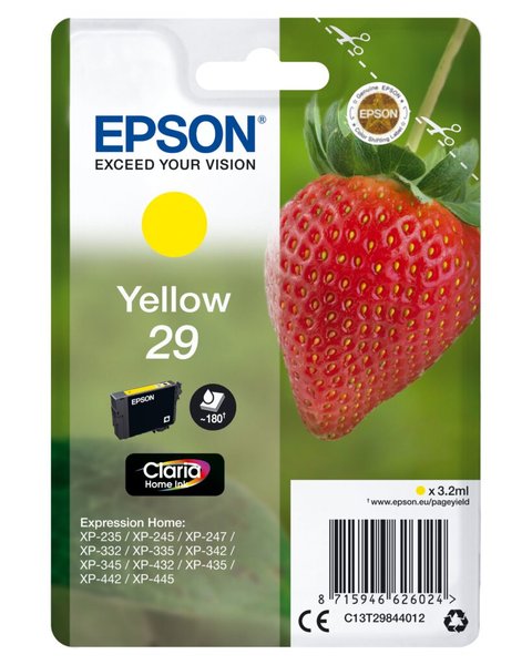 Image EPSON 29 Gelb Tintenpatrone