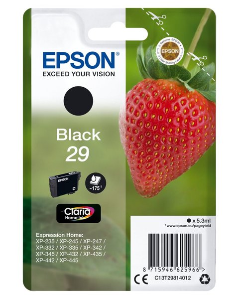 Image EPSON 29 Schwarz Tintenpatrone