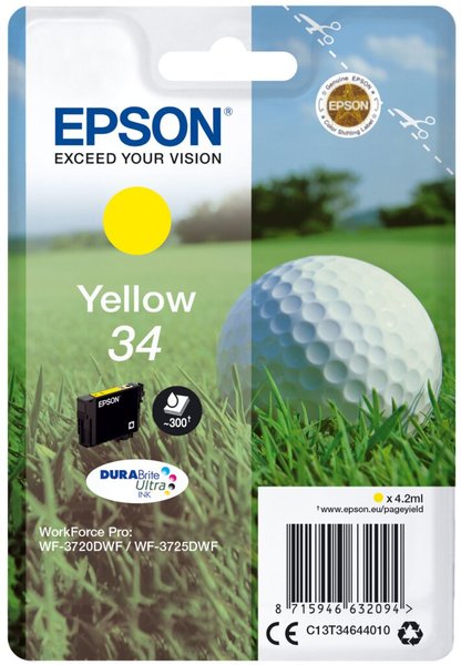 Image EPSON 34 Gelb Tintenpatrone