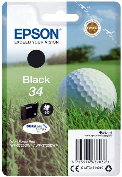Image EPSON 34 Schwarz Tintenpatrone
