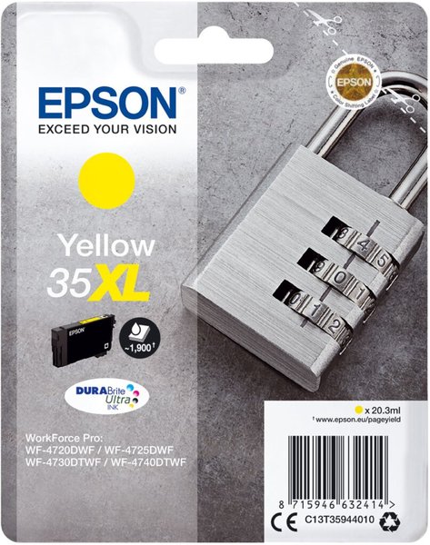 Image EPSON 35XL XL Gelb Tintenpatrone
