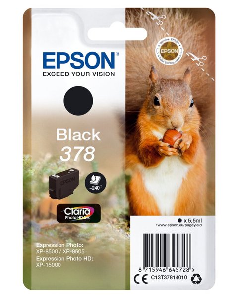 Image EPSON 378 Schwarz Tintenpatrone