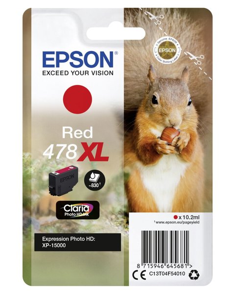 Image EPSON 478XL Rot Tintenpatrone