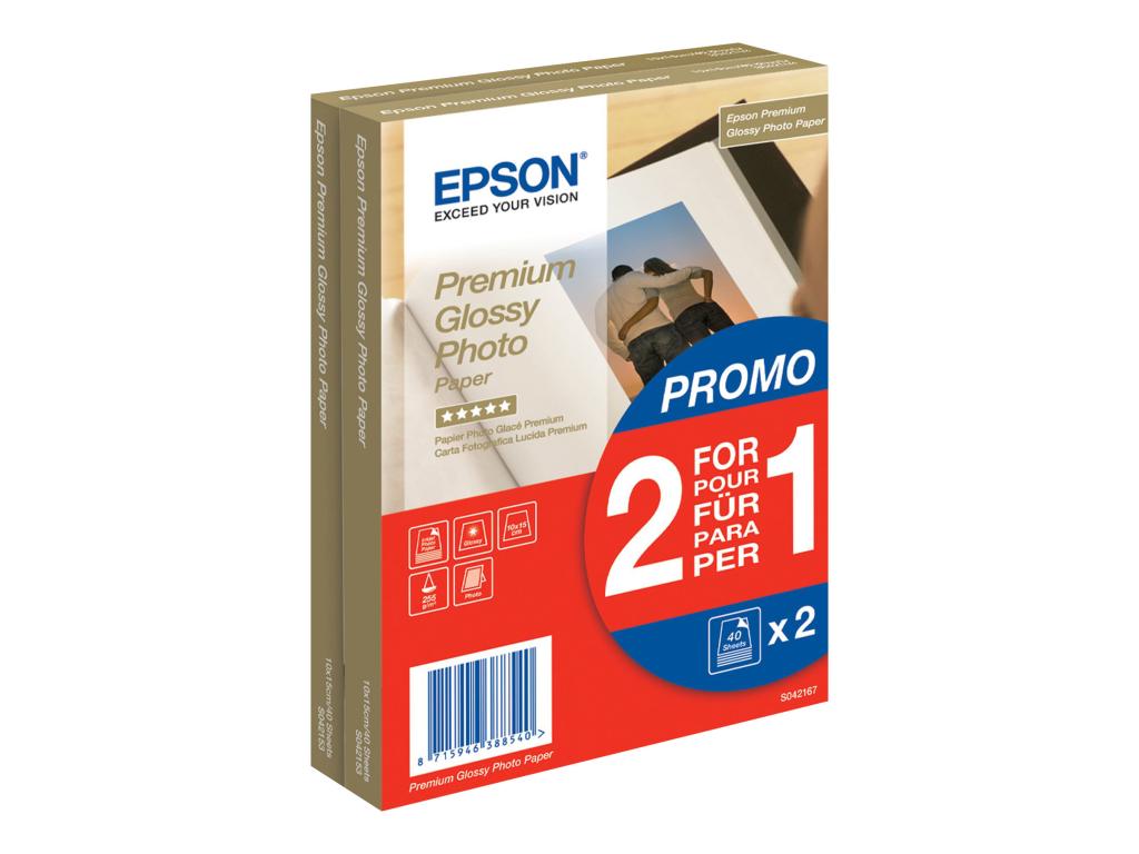 Image EPSON Fotopapier premium glossy 100x150mm 255g/qm 80Blatt