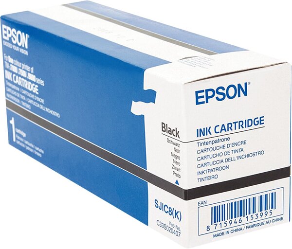 Image EPSON SJIC8(K) Schwarz Tintenpatrone