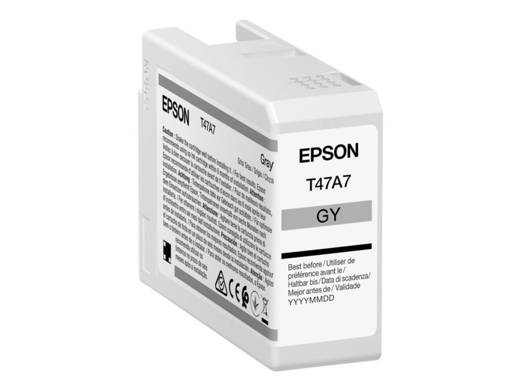 Image EPSON Singlepack Gray T47A7 UltraChrome Pro 10 ink 50ml